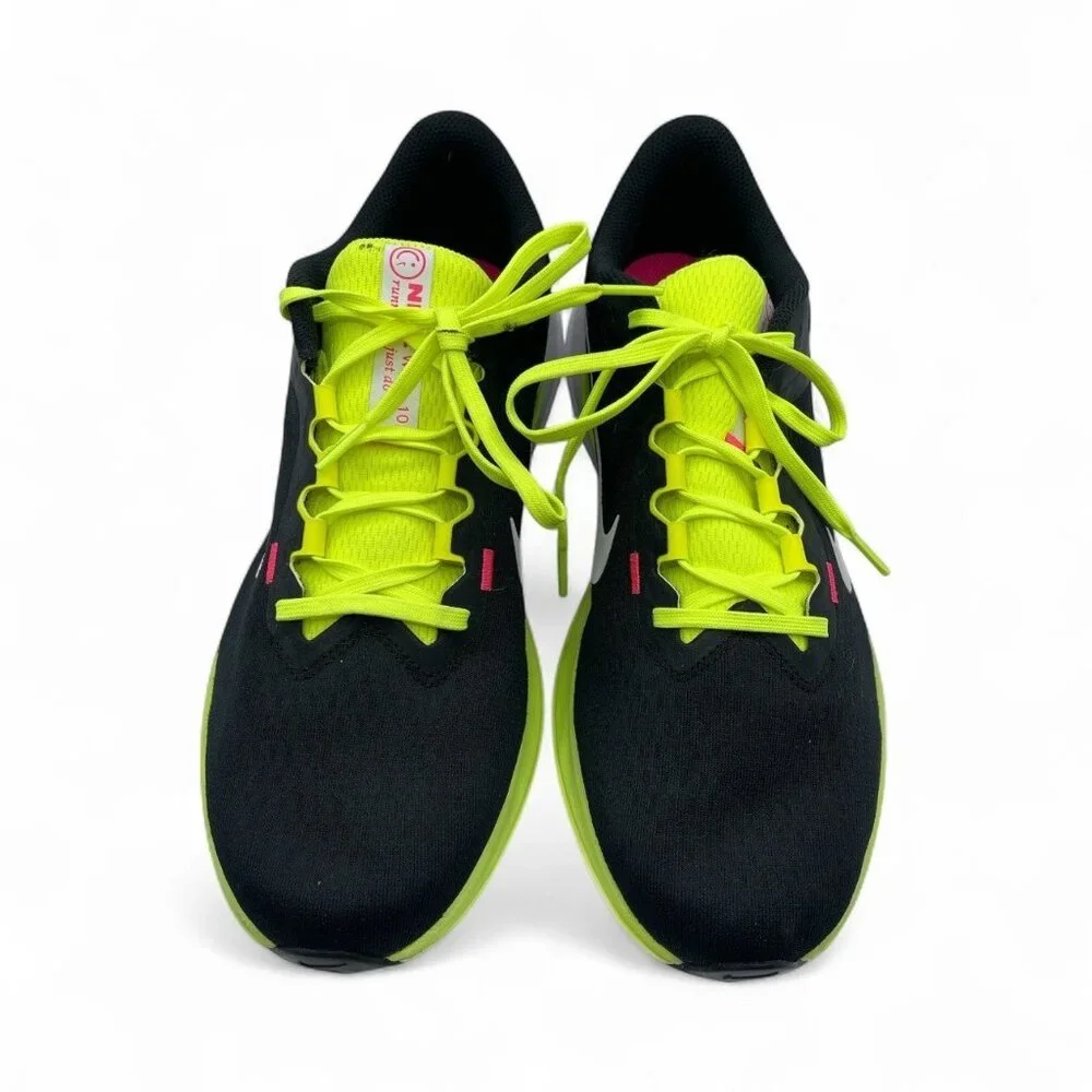 Nike Air Winflo 10 XCC 'Black Volt' Running Shoes FN6825-010 Men's Size 11 - Picture 4 of 7